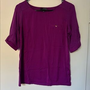 The Limited Purple Short Sleeve Top
